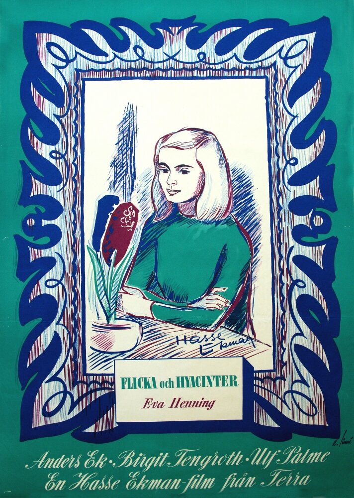 Девушка и гиацинты (1950) постер