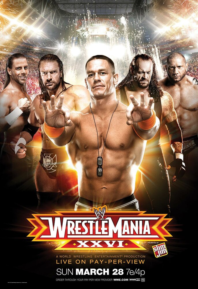 WWE РестлМания 26 (2010) постер