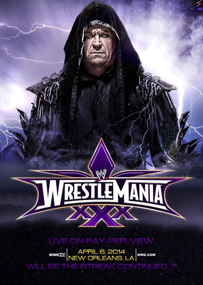 WWE РестлМания 30 (2014) постер