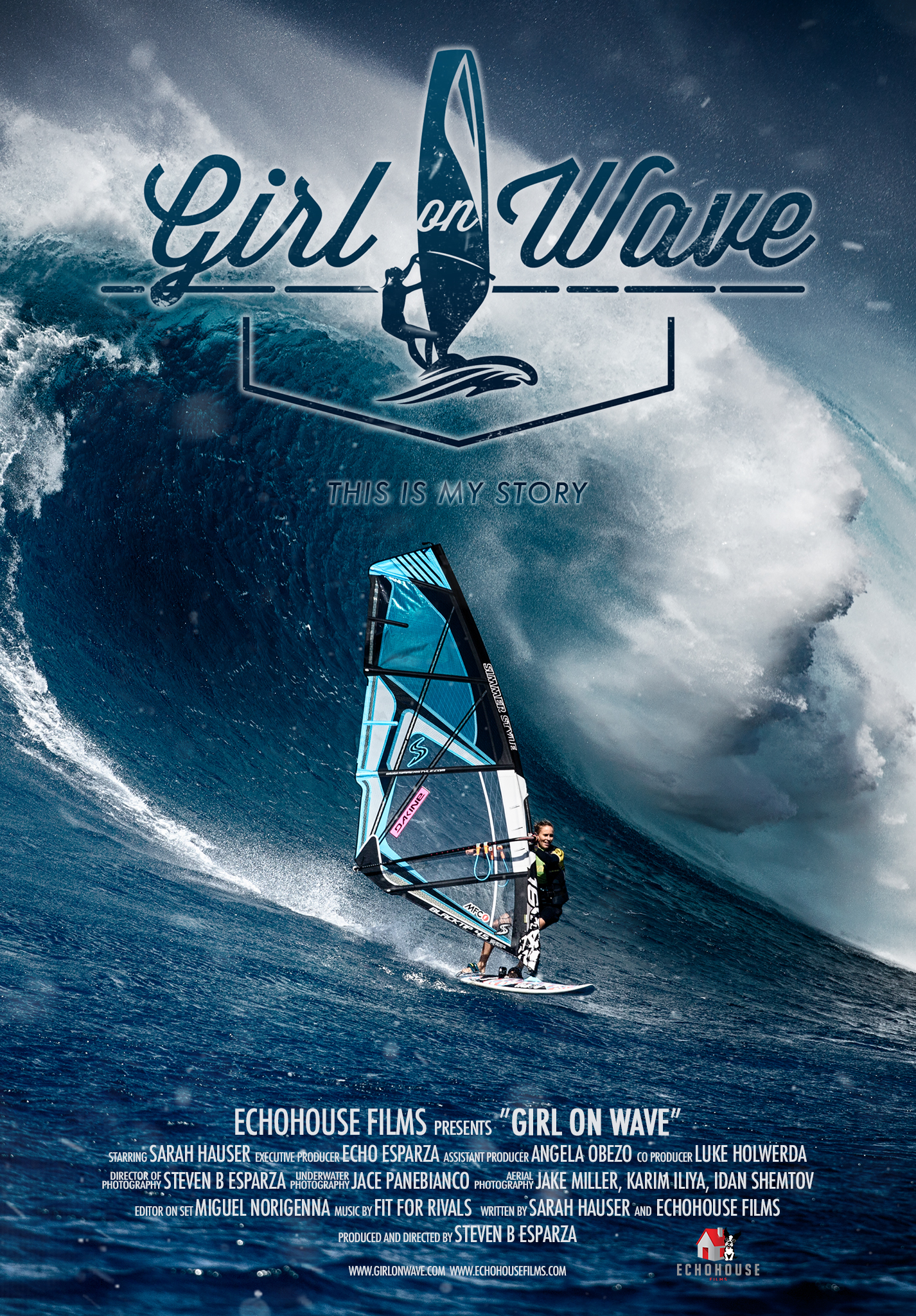 Girl on Wave (2017) постер